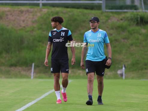 David Ruiz, del avión a la cancha y a las órdenes de Reinaldo Rueda, pero a entrenar por separado; viene tocado