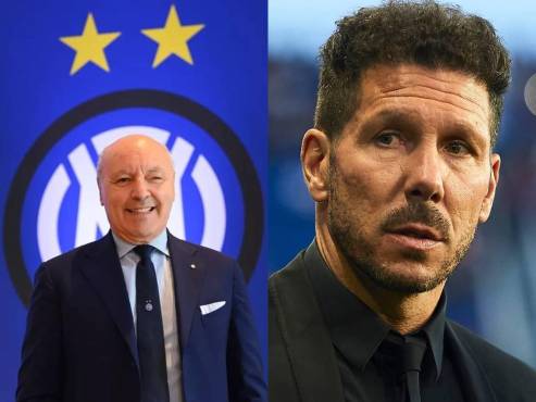 Giuseppe Marotta, presidente del Inter de Milán, desmintió los rumores de una posible llegada de Cholo Simeone al conjunto italiano.