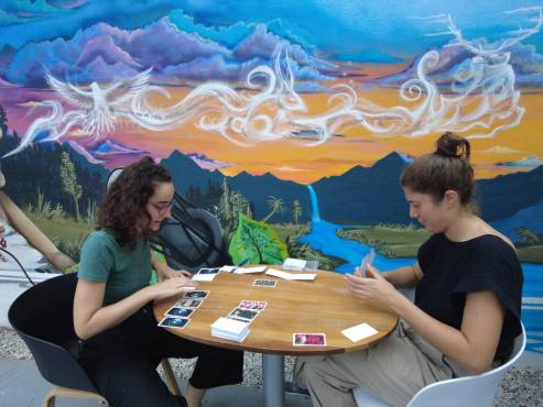 Una de las partidas de prueba de Duelo Climático, antes de su presentación oficial el día 12 de septiembre.