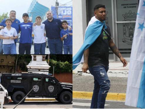 El ambiente ya se vive afuera del Estadio Francisco Morazán de San Pedro Sula. FOTOS: NEPTALÍ ROMERO | MAURICIO AYALA.