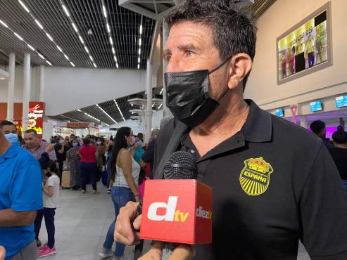 Héctor Vargas previo al viaje a Costa Rica con el Real España. Foto: Omar Gutiérrez.