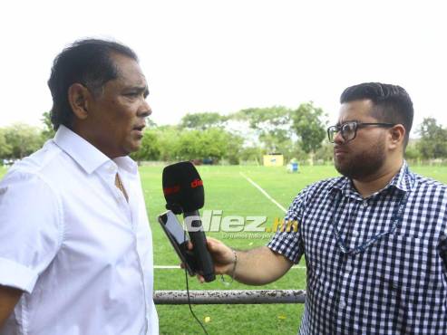 Rolin Peña atendió al micrófono de DIEZ y reveló el plan que tiene Marathón para el Apertura 2024. FOTO: Moisés Valenzuela