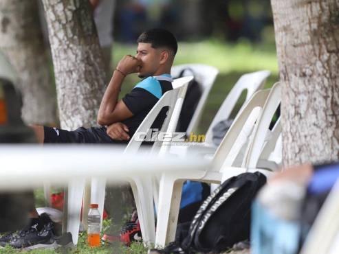 Clever Portillo no hará los trabajos de microciclo. El lateral izquierdo del Vida regresará a La Ceiba, según afirmó Rueda. FOTO: Mauricio Ayala.