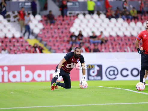 Edrick Menjívar será el guardián de Olimpia en el duelo de vuelta de Champions de Concacaf. FOTO: Karla López.