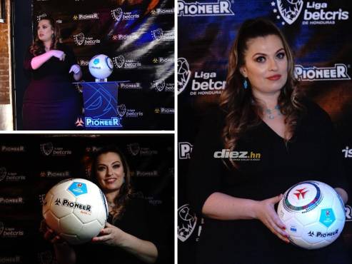 Natalia Sánchez, mercadóloga de Pioneer, hizo la presentación oficial de la esférica. FOTOS: José Cantarero.