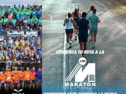 Los corredores de Altos Hiking Running, Air Runners HN, Pegasus, entre otros clubes, se reportan listos para vivir una experiencia inolvidable en la edición número 13 de la Maratón del Atlántico.