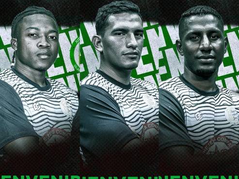 Cristian Manaiza, Rembrandt Flores y Adonis Murillo son los nuevos fichajes del Juticalpa FC.