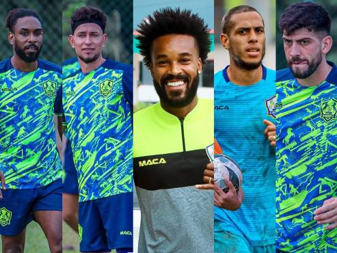 Jairinho Santos de Oliveira, Erick Andino, Joanderson Assis, Eddie Hernández y Matheus Vieira da Silva.