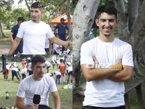 Jonathan Rubio está vacaciones por Honduras tras su primer año en el fútbol de África. FOTOS: Neptalí Romero.