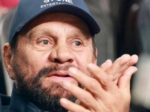 Roberto Mano de Piedra Durán, durante el entrenamiento de Téofimo López en New York: Foto cortesía: Christian Murrugarra | The New Herald, Miami, Florida