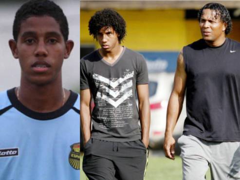 Carlos Pavón Júnior en su paso por el Real España de San Pedro Sula.