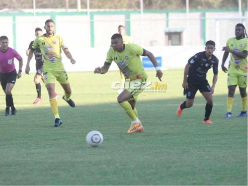Sergio Peña aparece en el 11 titular del Génesis ante Real España en Comayagua. FOTO: Alex Pérez.
