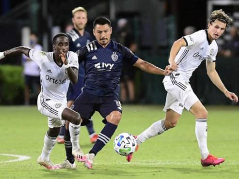 Roger Espinoza ha hecho carrera en la MLS de Estados Unidos, específicamente en el Kansas City.