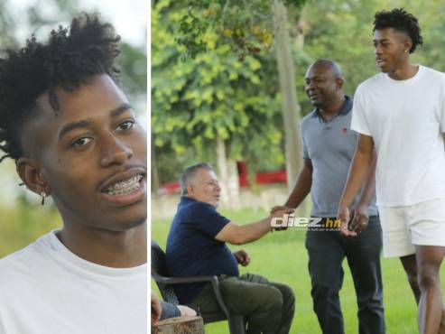 Alenis Vargas se formó en la Academia Internacional Leones en San Pedro Sula; lo acompañó Milton Güity, dueño de la entidad. FOTOS: Neptalí Romero.