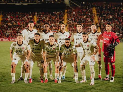 El 11 titular con el que salió Alajuelense ante Motagua.