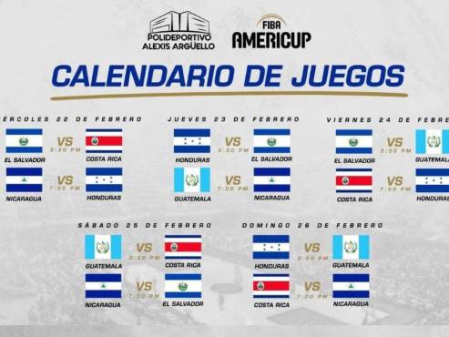 Selección Nacional de Baloncesto de Honduras jugará la preclasificación de la FIBA AmeriCup 2025