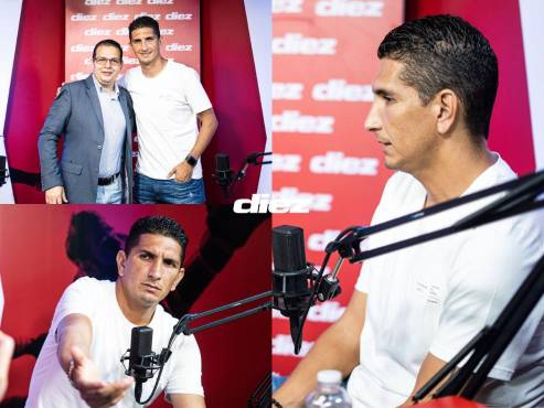 Jhonny Leverón fue el invitado especial en nuestro podcast LA PELOTA AL DIEZ. FOTOS: MAURICIO AYALA.