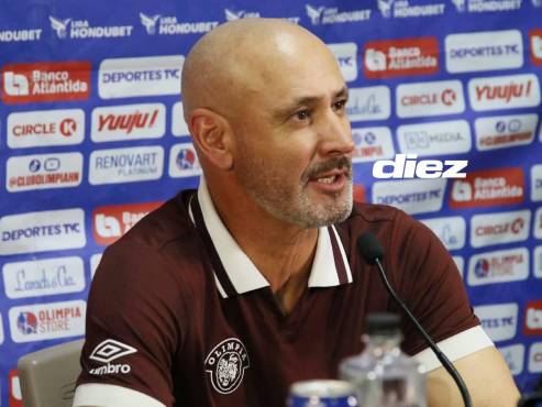 Eduardo Espinel se desahogó en la conferencia de prensa luego de ganarle el clásico a Marathón. Foto Marvin Salgado.