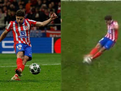 Este fue el polémico penal anulado a Julián Álvarez ante Real Madrid.