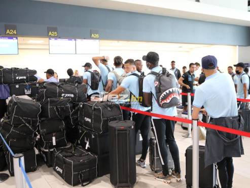 La Selección de Honduras viajó desde Comayagua hasta Estados Unidos. FOTO: Andro Rodríguez.