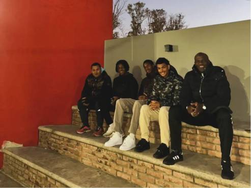 Los jugadores hondureños que hicieron pruebas con el Estudiantes de La Plata.
