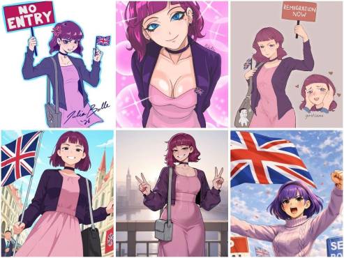 Amelia ha recibido ya varios fanarts, hechos por artistas reales, y otros generados por IA.