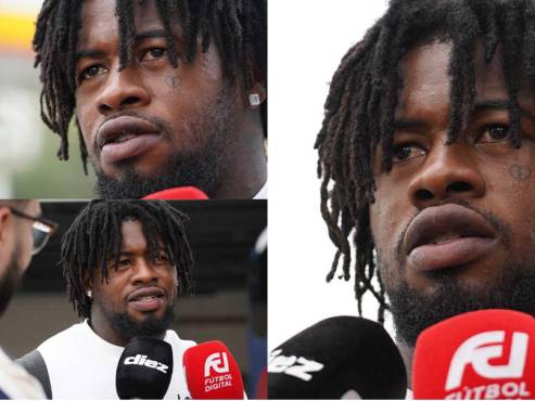 Edson Palacios charló previo a concentrarse con la Selección de Honduras. FOTO: MAURICIO AYALA.