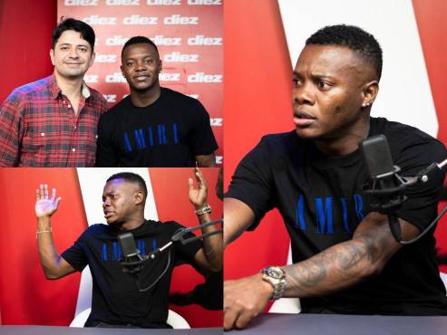 Júnior Lacayo fue el invitado de lujo en nuestro podcast La Pelota Al Diez. FOTOS: MAURICIO AYALA.