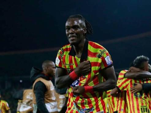 Rubilio Castillo anotó tres goles con el Deportivo Pereira de Colombia.