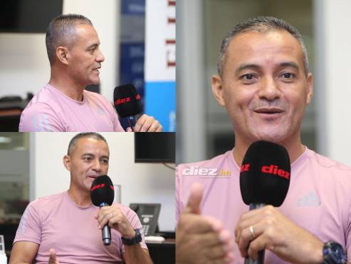 Melvin Matamoros, quien se retirará del arbitraje profesional este sábado en la final entre Marathón y Olimpia, estuvo en la sala de Redacción de Diario DIEZ. FOTOS: Andro Rodríguez.