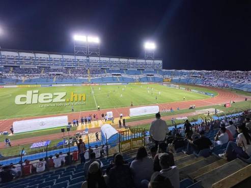 Aficionados le dan la espalda al fútbol y dejan el Olimpia - Motagua con el estadio Olímpico casi vacío