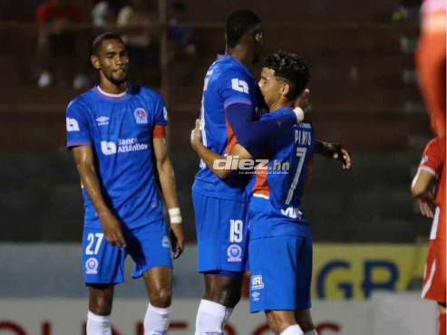 Olimpia no tuvo piedad ante el Vida y le recetó cuatro goles en la jornada tres del torneo Clausura 2024. FOTO: Esaú Ocampo.