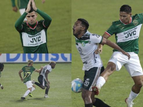 Marathón vapuleó al Juticalpa en el Estadio Francisco Morazán. FOTOS: NEPTALÍ ROMERO.