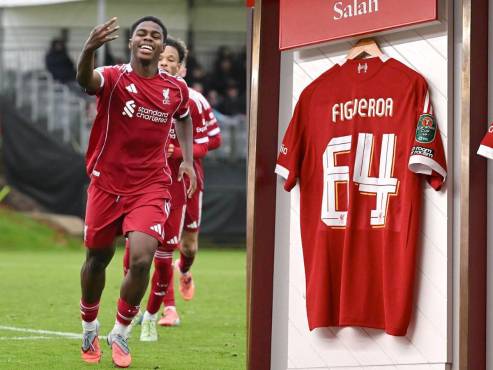 Keyrol Figueroa portó el dorsal 64 en la fase de octavos de final de la Carabao Cup 2025-2026.