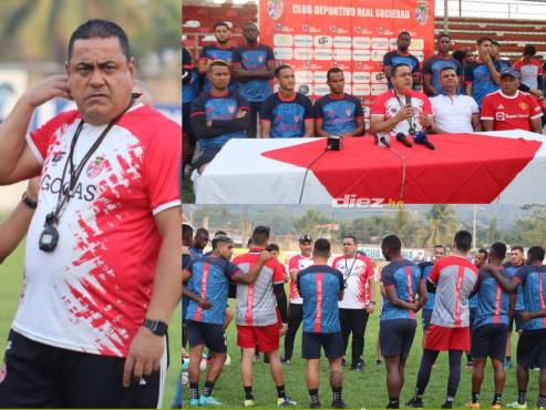 Jhon Jairo López se mantiene al frente de la Real Sociedad de Tocoa. FOTOS: José Luis Barralaga.