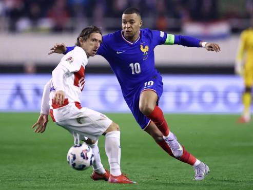 Modric enfrentó a Mbappé en la Liga de Naciones de la UEFA.