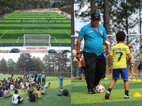 Los entrenadores enseñan a detalle a los chicos y chicas del municipio de Valle de Ángeles.