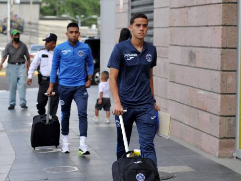Carlos Argueta y Rodrigo Rodríguez de igual forma realizaron el viaje con Motagua.