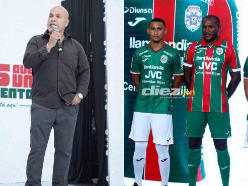 Marathón presentó la nueva indumentaria para el torneo Apertura 2024. FOTOS: Neptalí Romero.