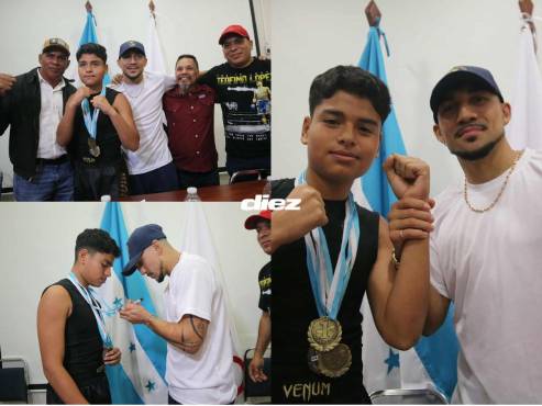 Teófimo López adelantó buenas noticias para el deporte hondureño. FOTOS: Alex Pérez.