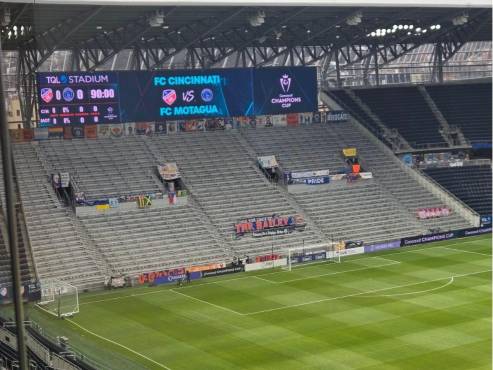 El TQL Stadium alberga el compromiso entre Motagua vs Cincinnati por Champions de Concacaf.
