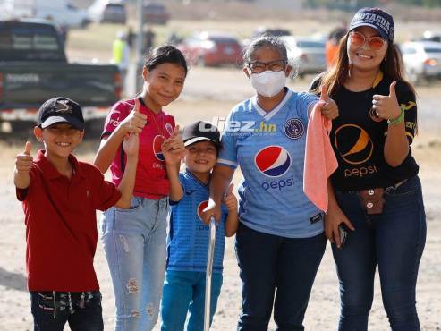 La afición ha respondido. Totalidad de motagüenses en Choluteca.