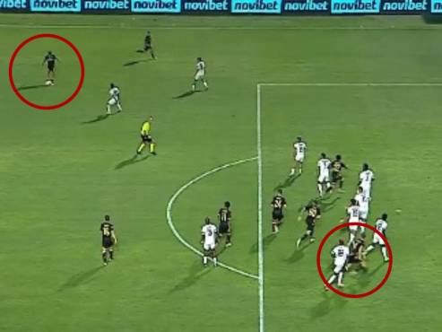 Luis Palma volvió a brillar en partido de Conference League con el Aris de la Superliga de Grecia.