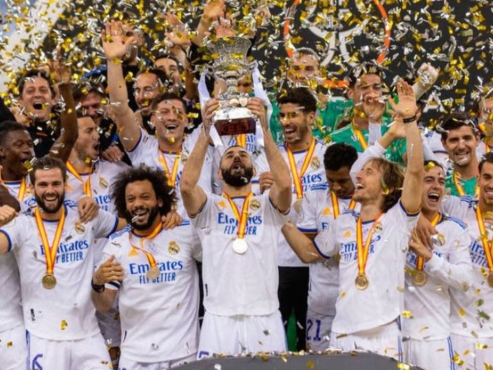 Real Madrid es el actual campeón de la Supercopa de España tras derrotar 2-0 al Athletic Bilbao en la final de 2022.
