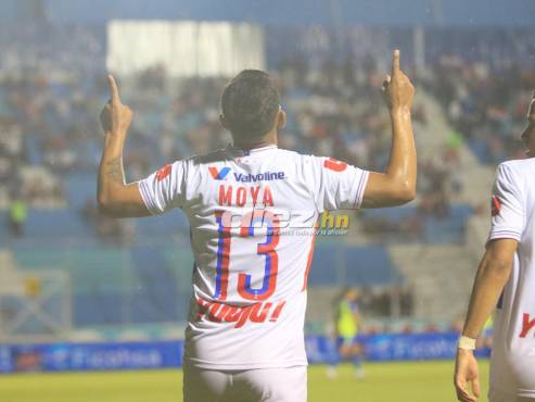 Brayan Moya fue el MVP al endosar el gol del triunfo merengue ante los potros en el Apertura 2023. FOTO: Andro Rodríguez.