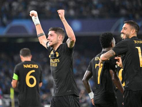 Federico Valverde le dio el triunfo al Real Madrid ante Napoli en la jornada 2 de la Champions League.