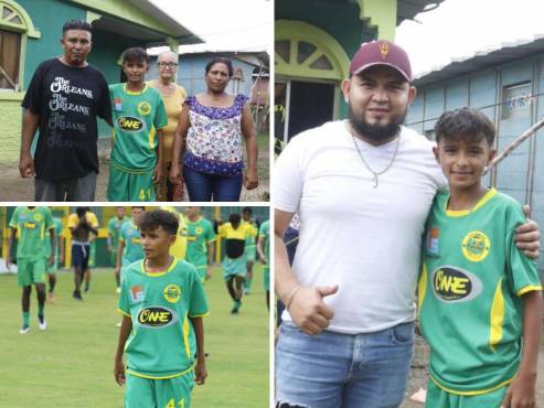 La familia del futbolista juvenil Luis Torres no lo deja de apoyar y están orgullosos de él. FOTO: Neptalí Romero.
