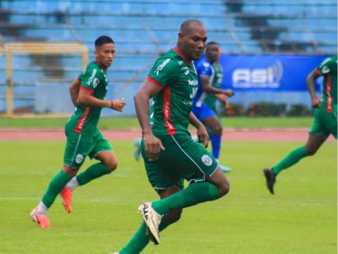 Juan Luis Anangonó no suma goles con Marathón en el torneo Apertura 2024.