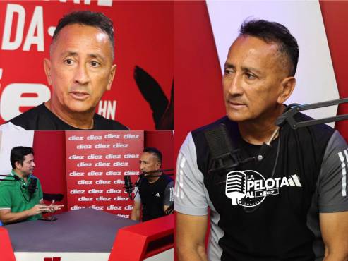 Jorge Ernesto Pineda, exasistente técnico del Marathón, fue nuestro invitado especial en el PODCAST La Pelota Al Diez. FOTOS: Mauricio Ayala.