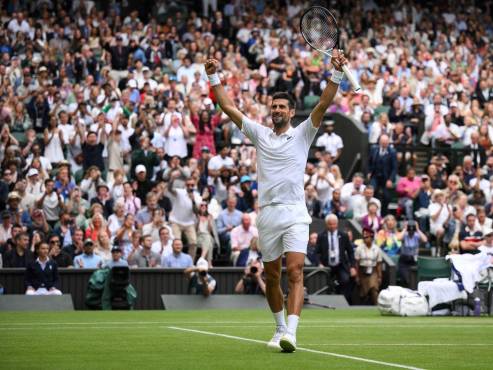 ¡A semifinales! Novak Djokovic eliminó a Andrey Rublev en los cuartos de final de Wimbledon